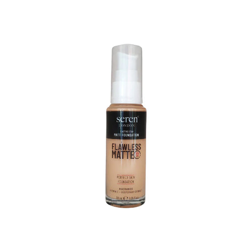Seren London Flawless Matte Foundation With Niacinamide, Vitamin E + Grapefruit Extract 30ml